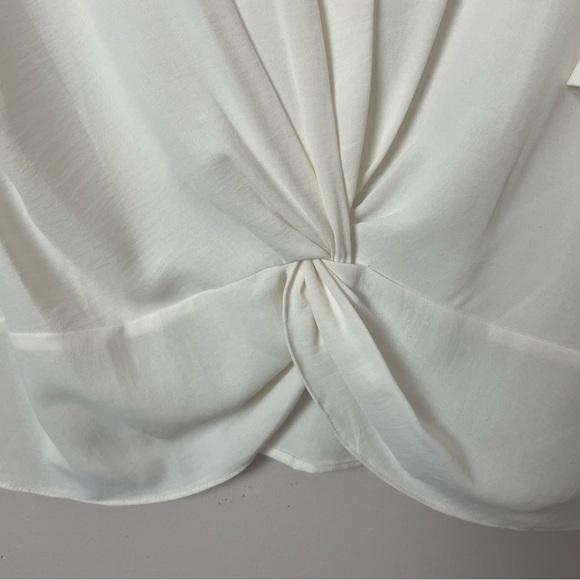 Primark Cream Knotted Front Blouse – Size 6 - Picture 3 of 10